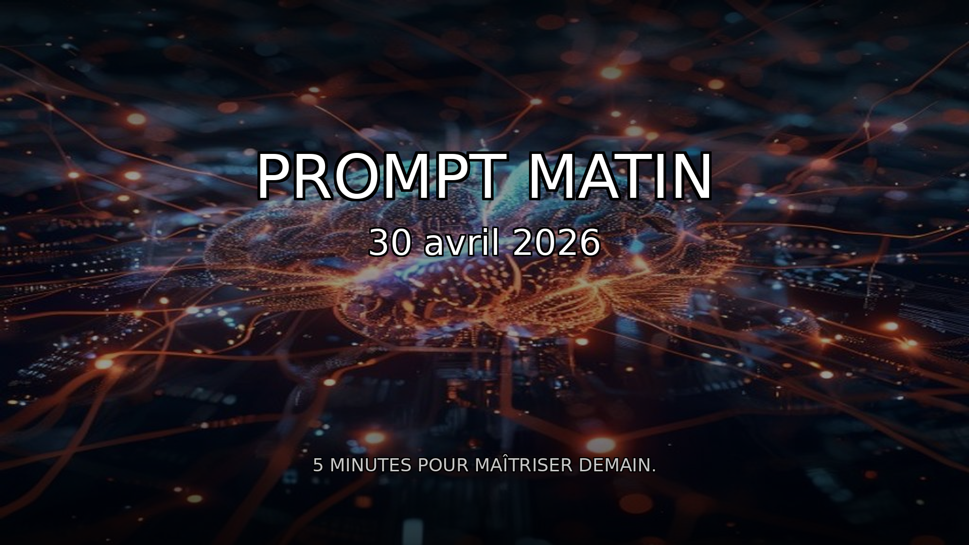 🔥 IA en FLAMMES: Course aux data centers, Cyber Attaques explosent ! | Prompt Matin - 30 avril 2026 episode artwork
