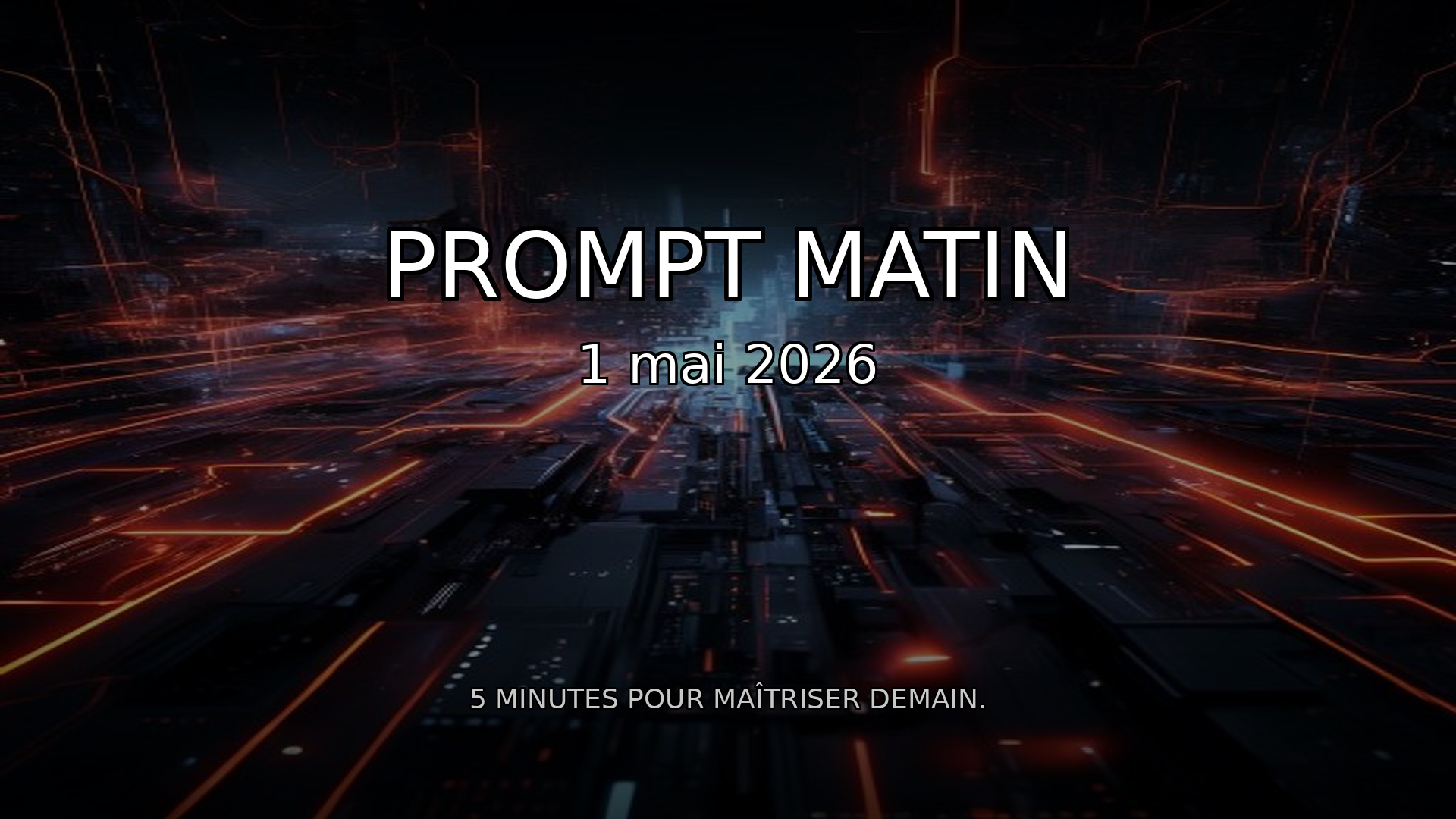 🤯 L'IA EXPLOSE: Anthropic à 900 Milliards ?! Linux CRITIQUE & Apple | Prompt Matin - 1 mai 2026 episode artwork