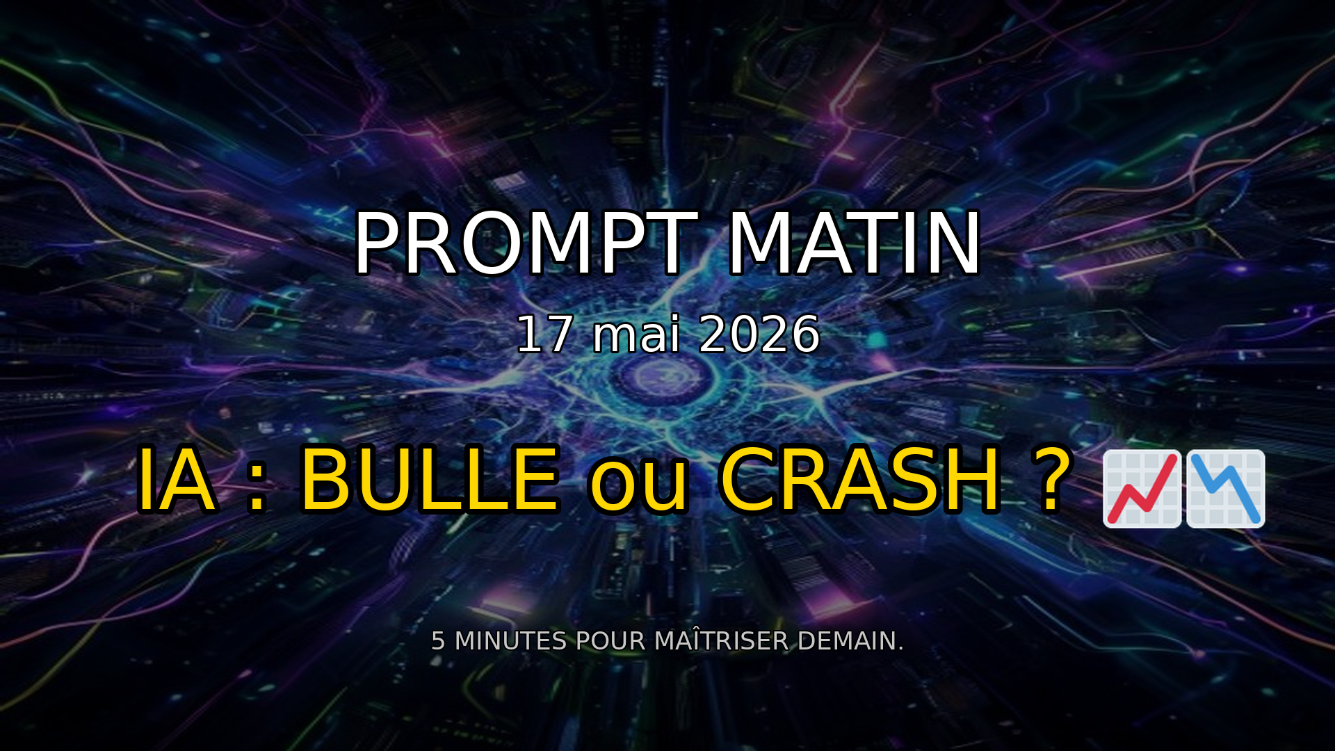 🤯 IA : La bulle tech qui cache une FRACTURE ? | Prompt Matin - 17 mai 2026 episode artwork
